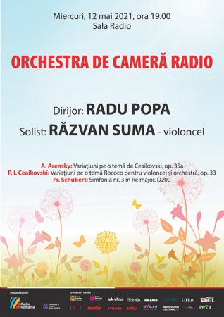 De la Ceaikovski la Arensky,  concert transmis LIVE de la SALA RADIO